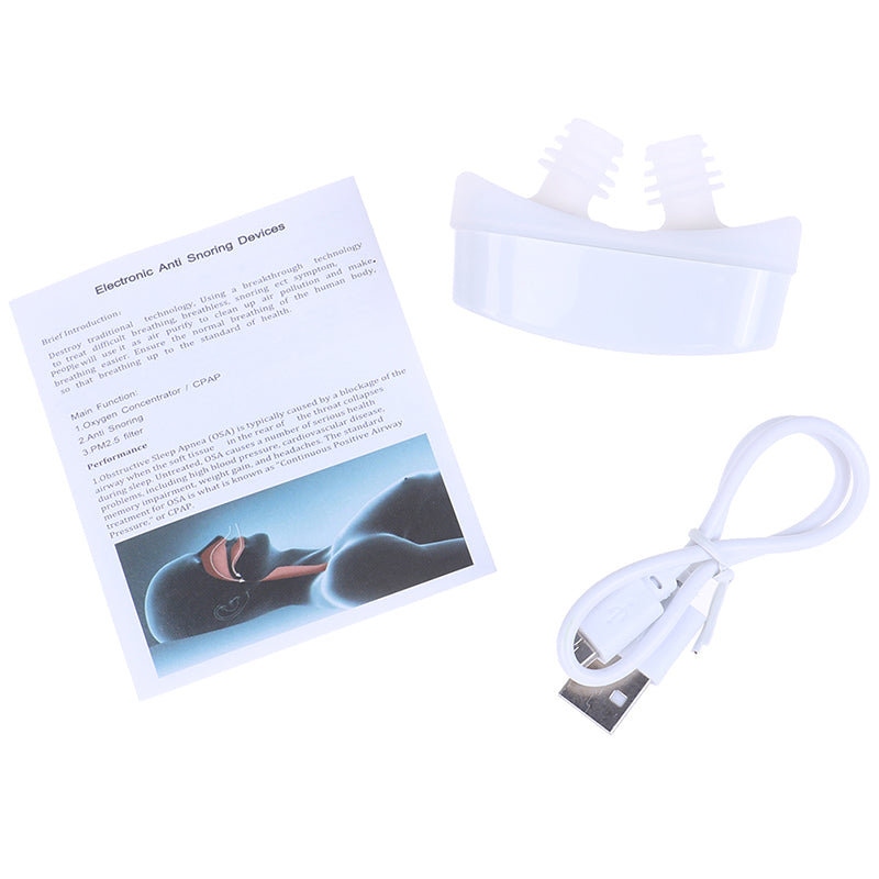 Snoring artifact anti-snoring home