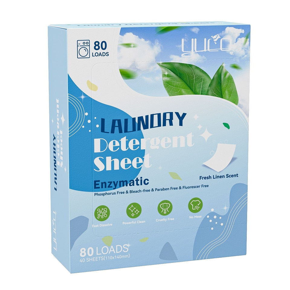 Dotted Line Laundry Bubble Warp Clean Water Decontamination Leave Jasmine Scented Green Tea