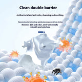 Dotted Line Laundry Bubble Warp Clean Water Decontamination Leave Jasmine Scented Green Tea