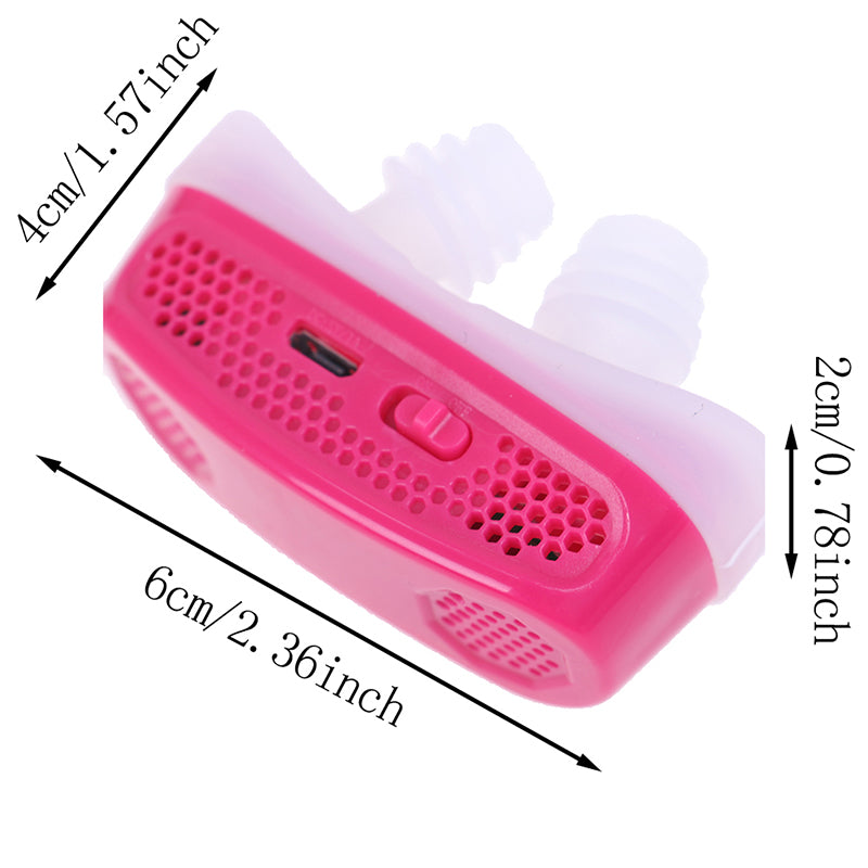 Snoring artifact anti-snoring home