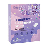 Dotted Line Laundry Bubble Warp Clean Water Decontamination Leave Jasmine Scented Green Tea