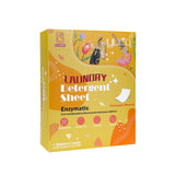 Dotted Line Laundry Bubble Warp Clean Water Decontamination Leave Jasmine Scented Green Tea