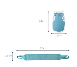 Three-piece Bath Towel Artifact Thickened Decontamination Pull Back Strip